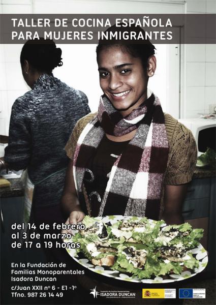 Taller de cocina española para mujeres inmigrantes