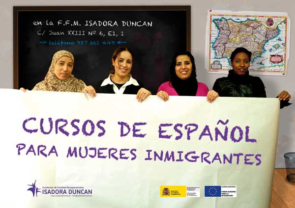 Clases de español para mujeres inmigrantes en Isadora Duncan